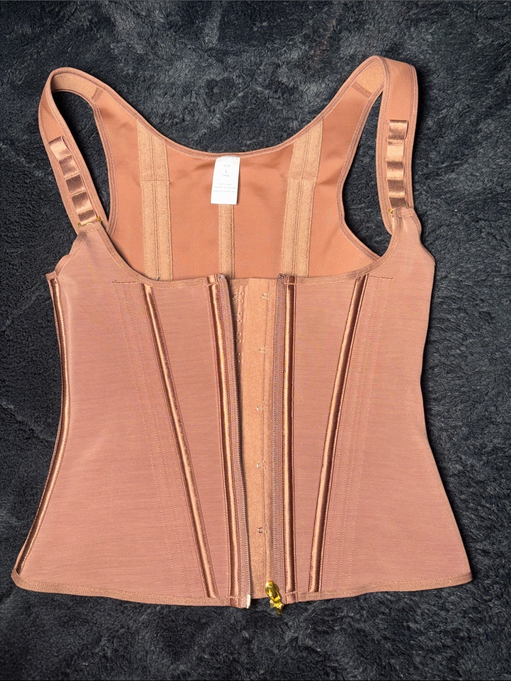 Sculpting Waist Shaper Vest in Rose Tan - Unbranded